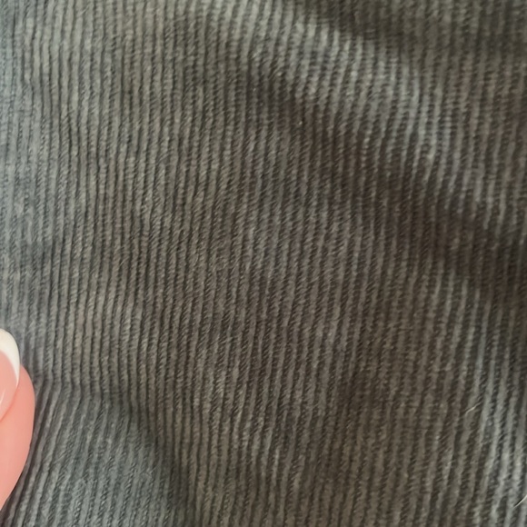 green high rise corduroy pants - Picture 2 of 4